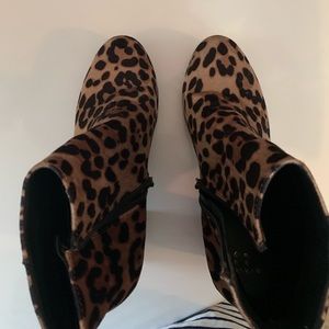 Leopard Ankle Boots